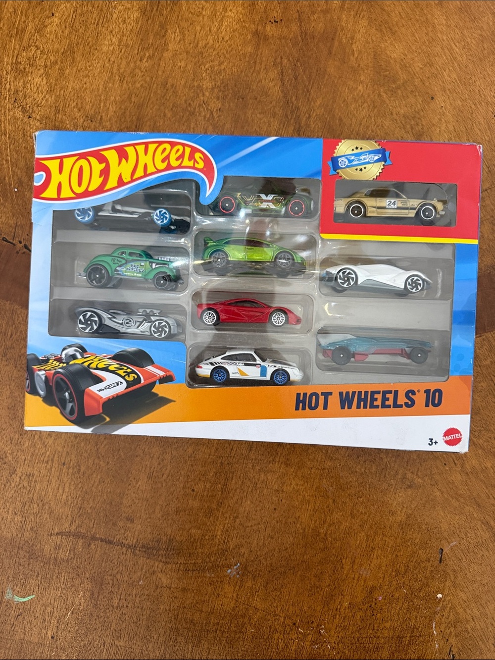 Mattel Hot Wheels 10-Pack Multi-Color Toy Cars
